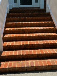 Brick Stairway Cleaning Service in Kernersville NC