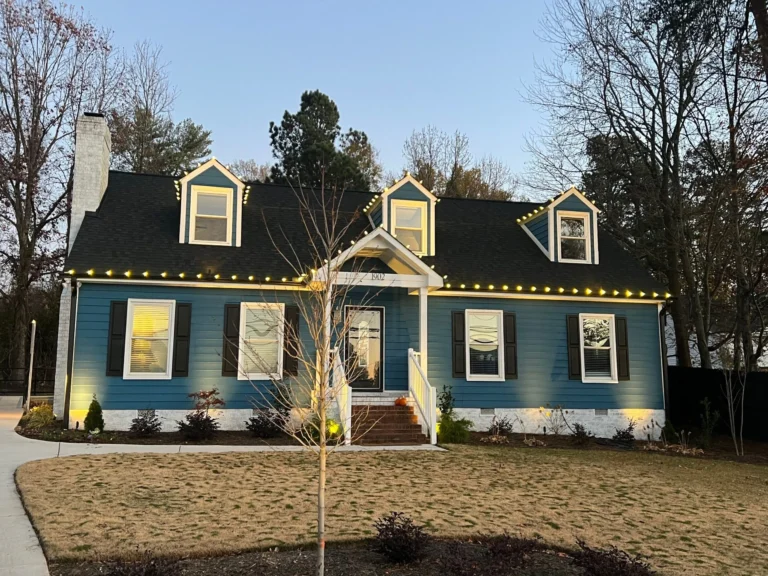 Christmas Light Setup in Clemmons NC