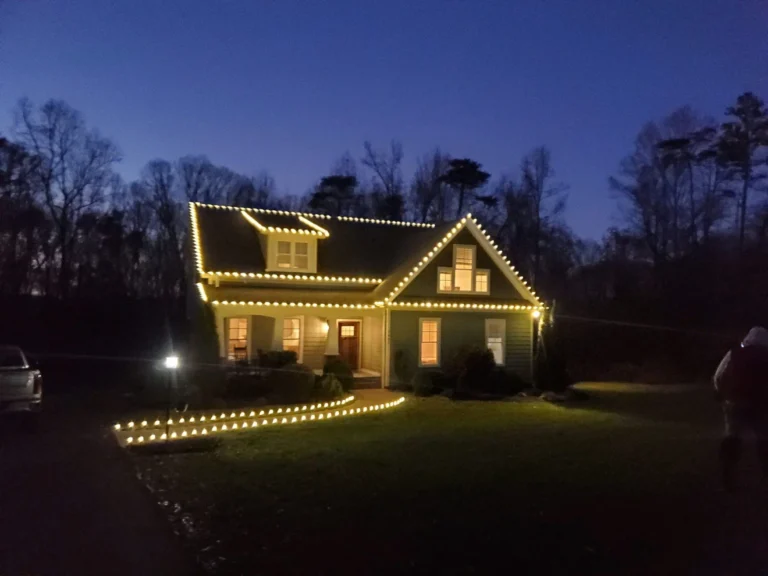 Clemmons NC Holiday Light Installation