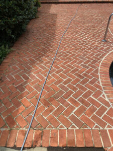 Pressure Washing Back Patio in Greensboro NC