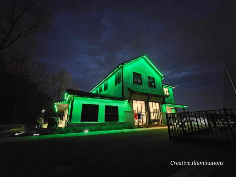 Stokesdale NC Roofline Permanent Lighting