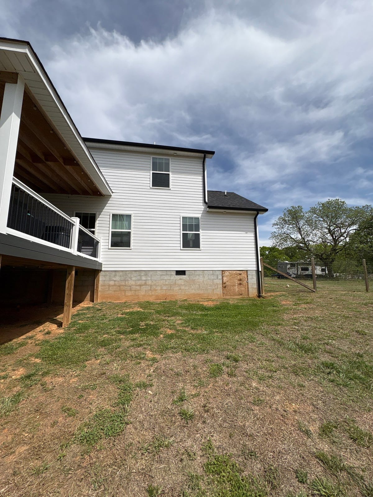 Soft washing exterior siding and porch surfaces
