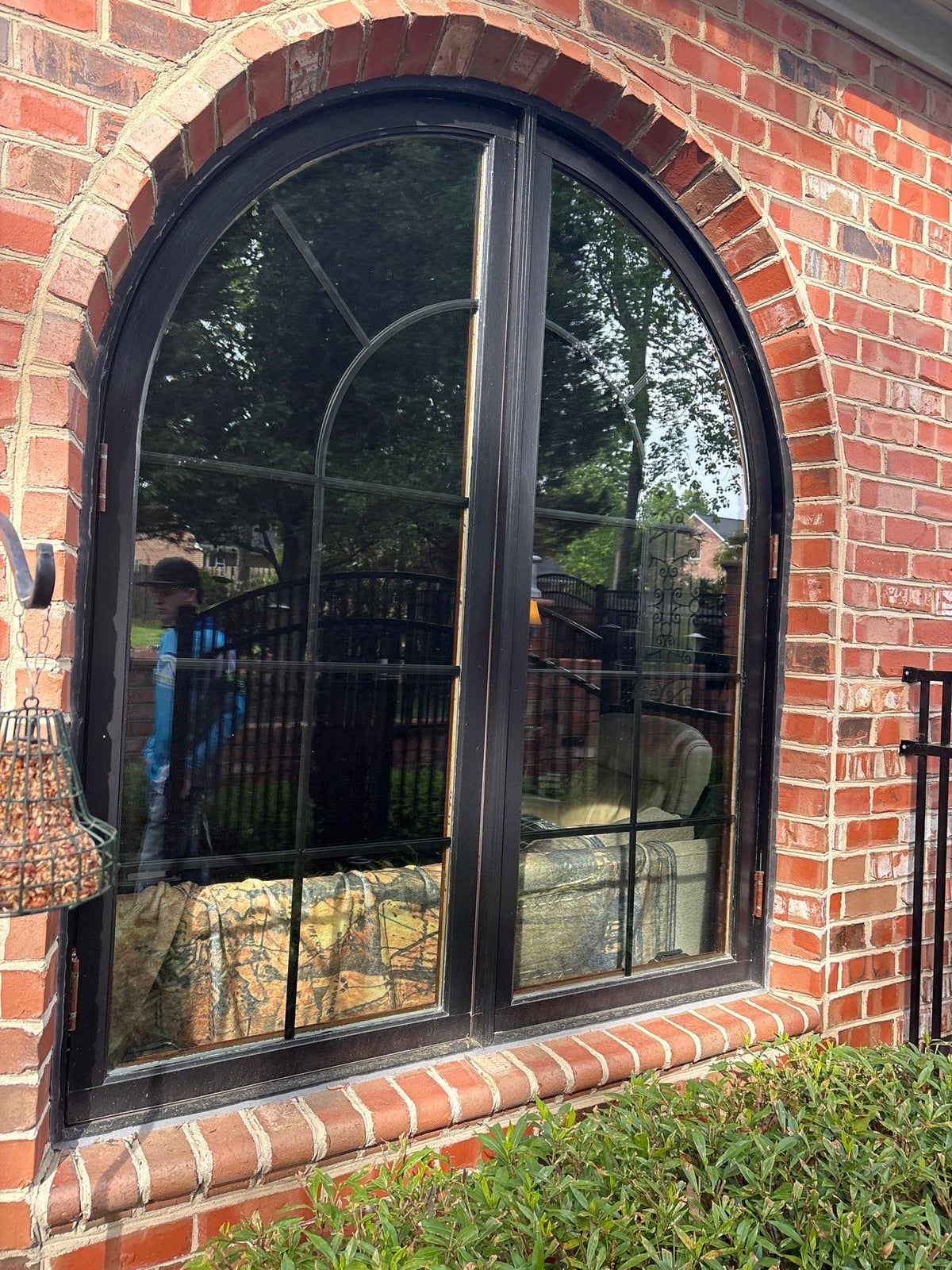 Exterior residential window washing and glass cleaning services