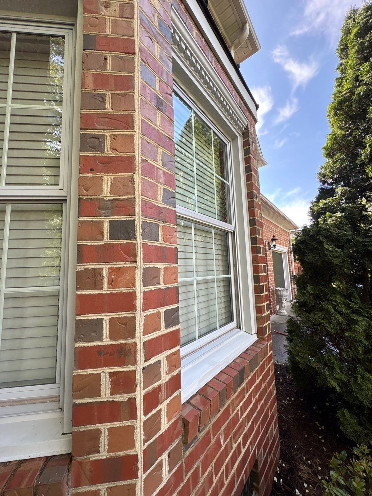 Exterior residential window washing and glass cleaning services