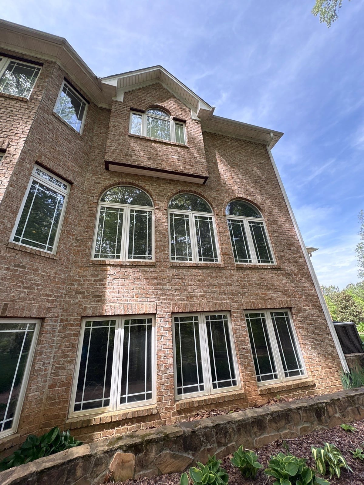 Exterior residential window washing and glass cleaning services
