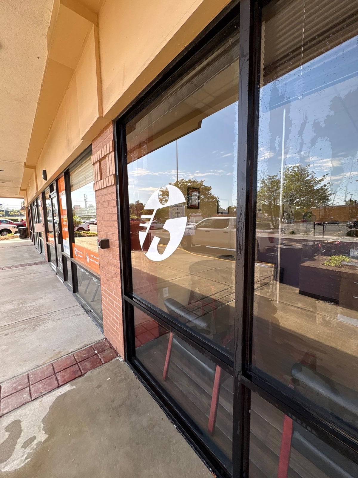 Exterior commercial storefront window washing and glass cleaning