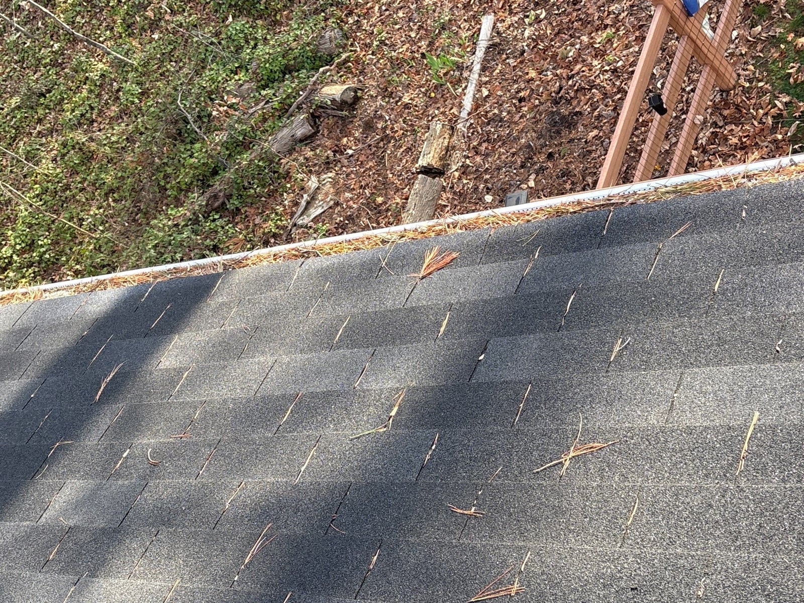 Gutter cleaning and exterior deck power washing services