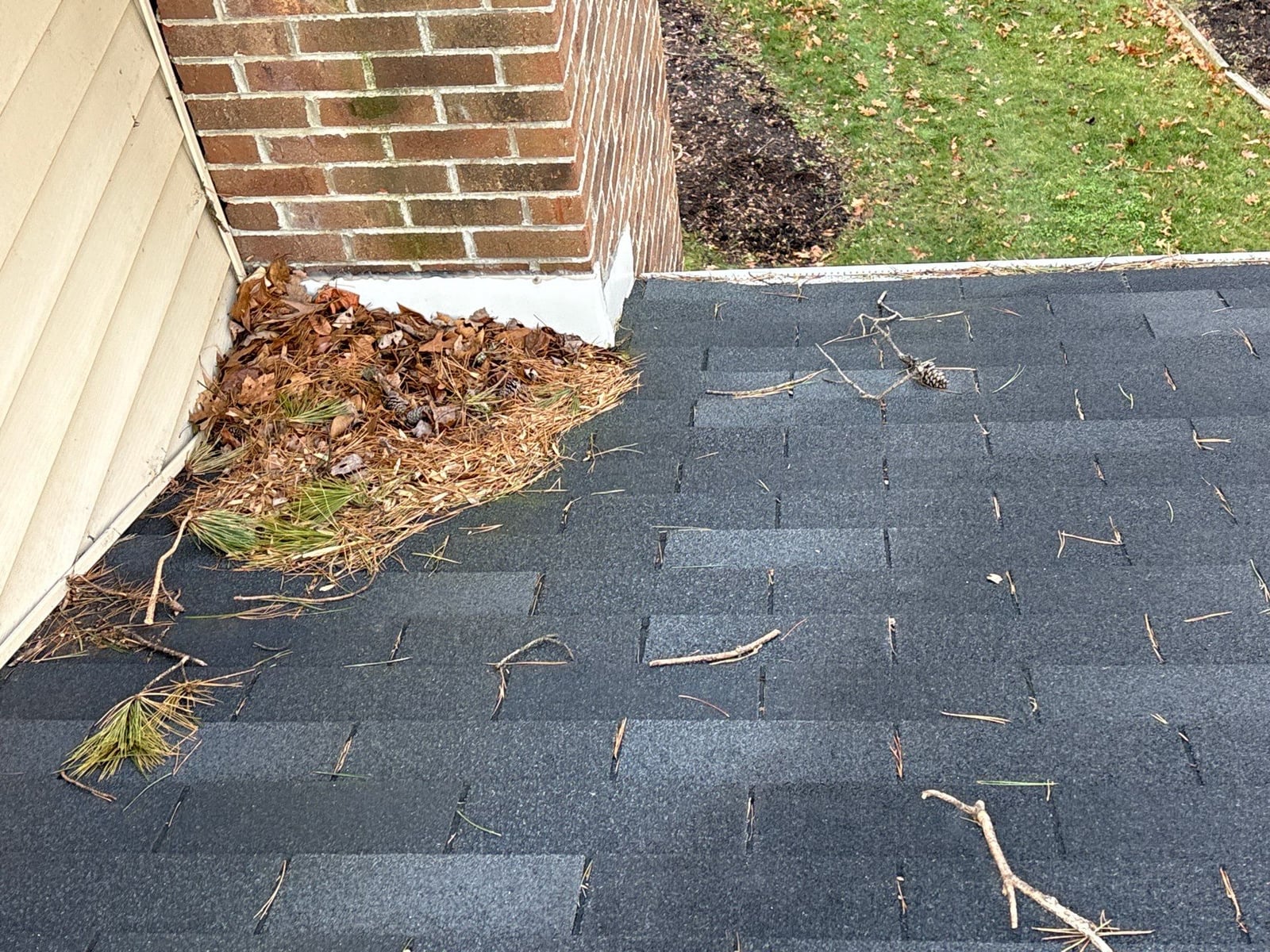 Gutter cleaning and exterior deck power washing services