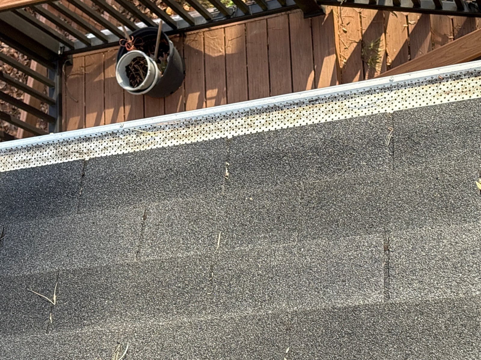 Gutter cleaning and exterior deck power washing services