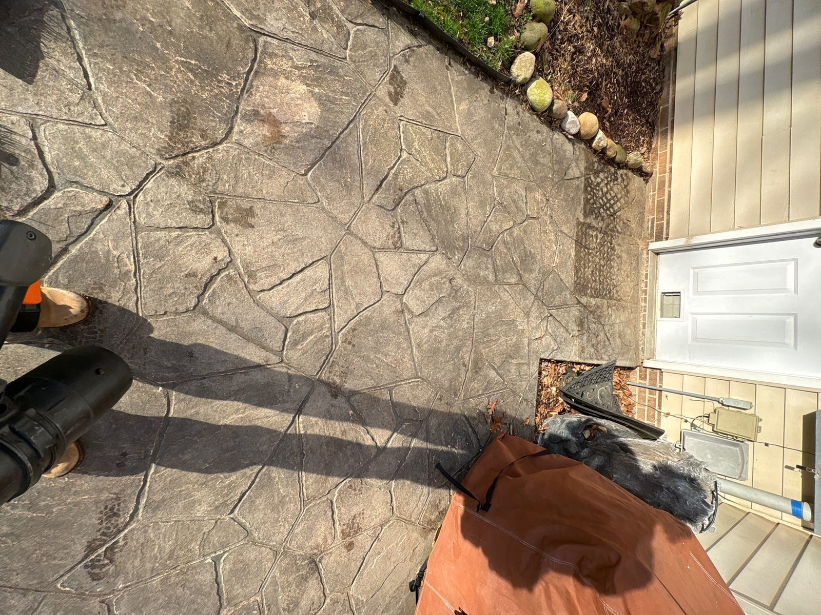 Gutter cleaning and exterior deck power washing services