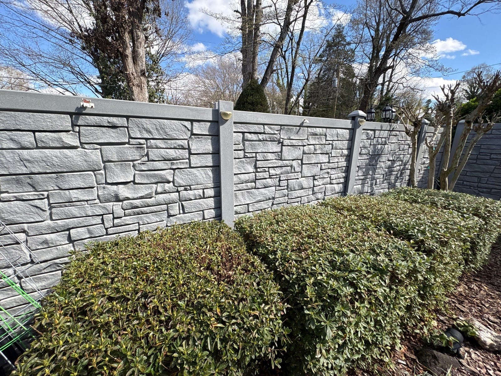 House washing and pressure washing front walkway and fence